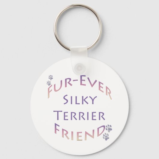 Porte-clés Silky Terrier Furever Friend (Recto)