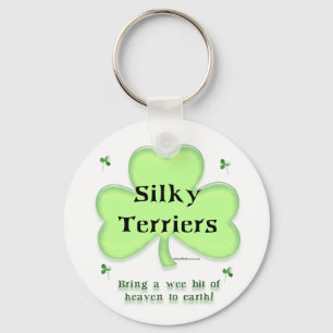 Porte-clés Silky Terrier Heaven, Saint Patrick's day Terrier