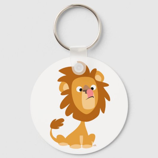 Porte-clés Silly Lion ! porte - clé de dessin animé (Recto)