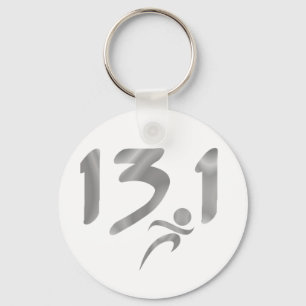 Porte-clés Silver 13,1 demi-marathon