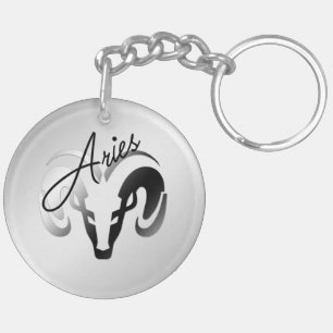 Porte-clés Silver Aries le bélier Zodiac