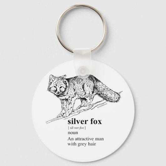 PORTE-CLÉS SILVER FOX (Recto)