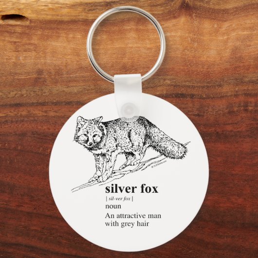 PORTE-CLÉS SILVER FOX (Recto)