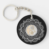 Porte-clés Silver & Gold Mandala (Devant)
