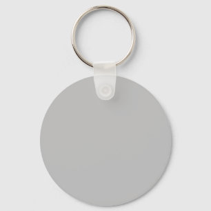 Porte-clés Silver Grey C0C0C0 Couleur - Option pour ajouter u