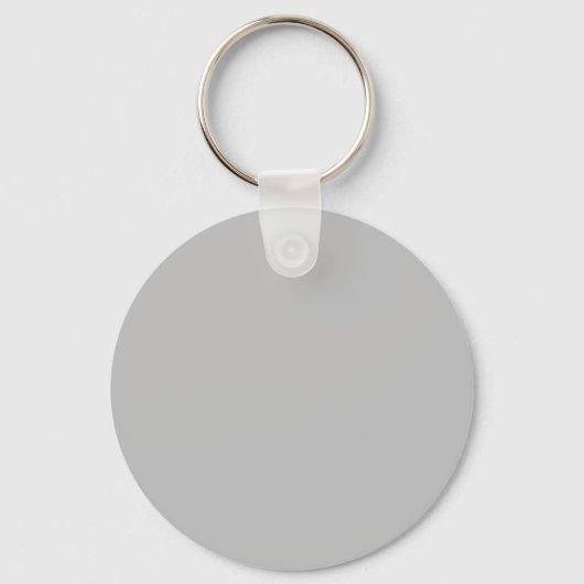 Porte-clés Silver Grey C0C0C0 Couleur - Option pour ajouter u (Recto)