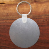 Porte-clés SILVER Grey Sparkle : Leather Look Finish (Recto)