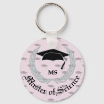 Silver Laurel Wreath Master Science Graduation