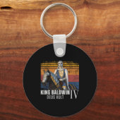 Porte-clés Silver Mask King Baldwin Iv Golden Mask Medieval A (Recto)