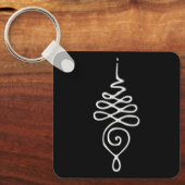 Porte-clés Silver Unalome (Recto)