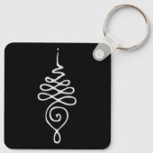 Porte-clés Silver Unalome (Dos)