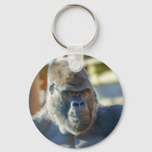 Porte-clés Silverback frappant