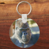 Porte-clés Silverback frappant (Recto)