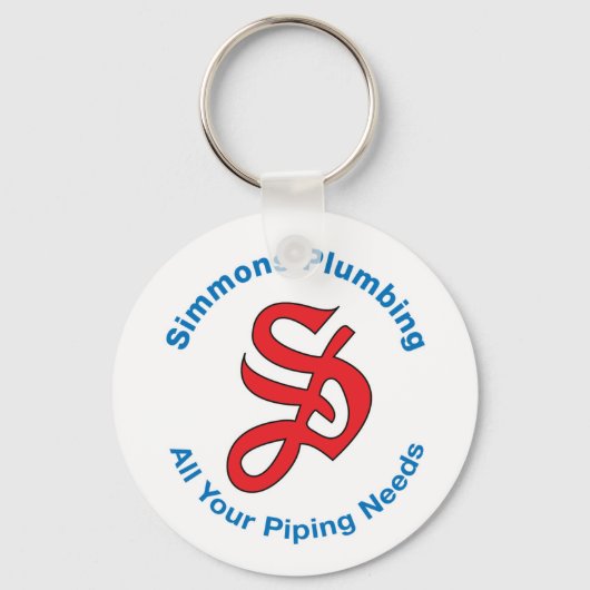 PORTE-CLÉS SIMMONS PLUMBING (Recto)