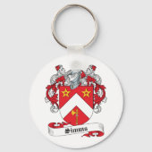 Porte-clés Simms Family Crest (Recto)