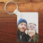 Porte-clés Simple Ajouter votre photo (Recto)