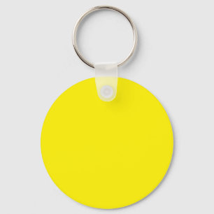 Porte-clés simple couleur solide minimale personnalisée