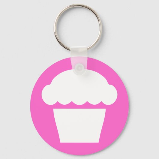 Porte-clés simple cupcake / muffin (Recto)