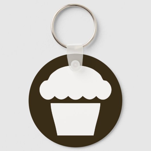 Porte-clés simple cupcake / muffin (Recto)