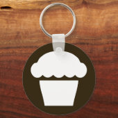 Porte-clés simple cupcake / muffin (Recto)
