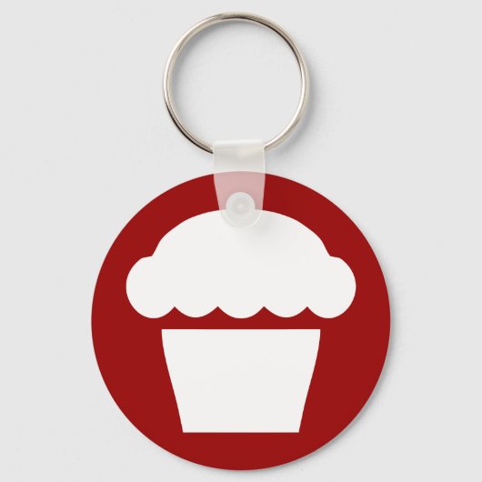 Porte-clés simple cupcake / muffin (Recto)