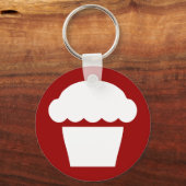 Porte-clés simple cupcake / muffin (Recto)