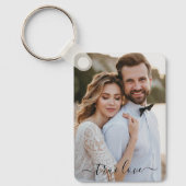 Porte-clés Simple écriture True Love Photo (Recto)