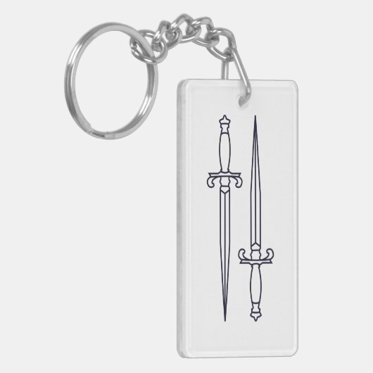 Porte-clés Simple épée (Devant gauche)