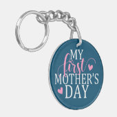 Porte-clés Simple et élégant Ma première fête des mères | POR (Devant gauche)