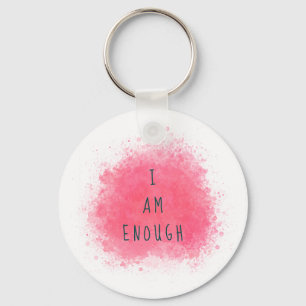 Porte-clés Simple Inspiration Je Suis Suffisamment Citation D