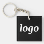 Porte-clés Simple Logo Branding Promotional Business (Devant)