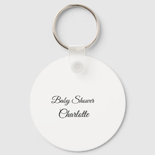 Porte-clés SIMPLE MINIMAL.CUTIE AJOUTER NOM BÉBÉ Baby shower