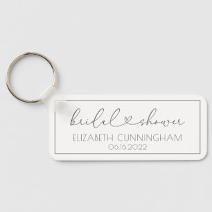 Porte-clés Simple minimaliste Élégant Fête des mariées Coeur 