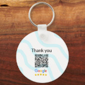 Porte-clés Simple minimum q r code ajouter logo code d'analys (Recto)
