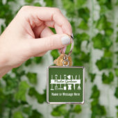 Porte-clés Simple moderne Forêt verte maître jardinier person (main)
