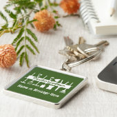Porte-clés Simple moderne Forêt verte maître jardinier person (Côté)