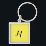 PORTE-CLÉS SIMPLE MONOGRAMME MINIMAL ÉLÉGANT PORTE - CLÉ<br><div class="desc">CONCEPTION</div>