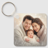 Porte-clés Simple Personalized Photo and Text Photo Keychain (Recto)