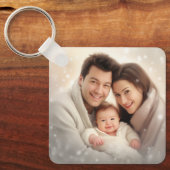 Porte-clés Simple Personalized Photo and Text Photo Keychain (Recto)