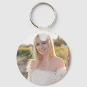 Porte-clés Simple Photo Graduate Keepsake Custom (Verso)