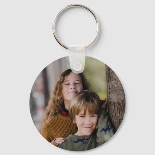 Porte-clés Simple Script 2 Photo Noël (Verso)