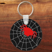Porte-clés Simple Spider dans un Porte - clé Web (Recto)