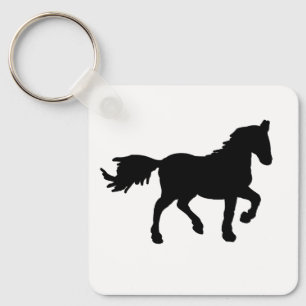 Porte-clés simple symbole du zodiaque cheval