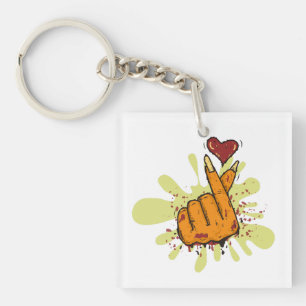 Porte-clés simplement amour