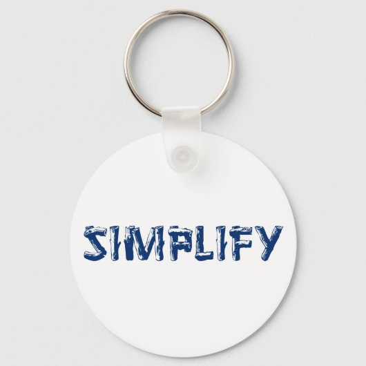 Porte-clés Simplifier (Recto)