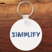Porte-clés Simplifier (Recto)