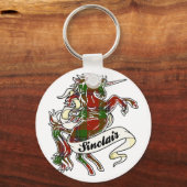 Porte-clés Sinclair Tartan Unicorn (Recto)