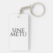 Porte-clés Sine Metu - Sans Peur (Dos)