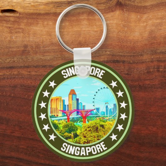 Porte-clés Singapour (Verso)