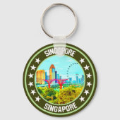 Porte-clés Singapour (Verso)